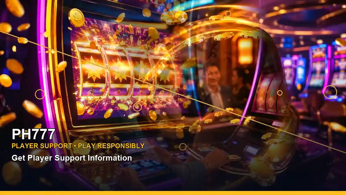 PH777 lounge VIP casino rewards featuring an adult Filipina casino host with a layered collage composition
