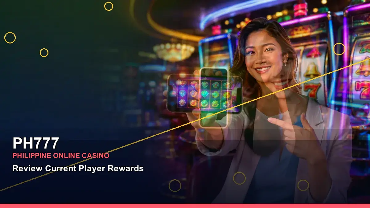PH777 lucky reels online slot games featuring an adult Filipina casino host with a wide-action composition — view 2
