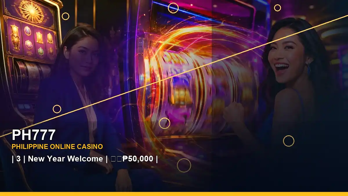 PH777 VIP casino rewards featuring an adult Filipina casino host with a left close-up composition